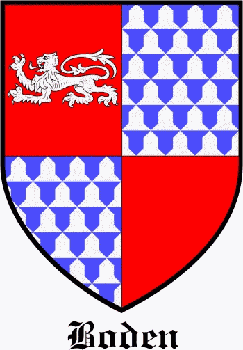 BODEN family crest