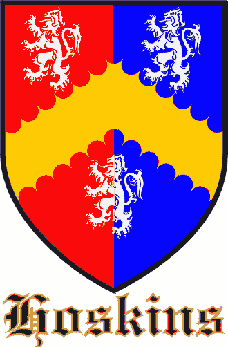 HOSKINS family crest