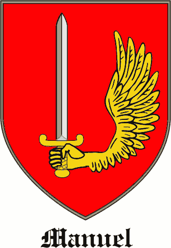 MANUEL family crest