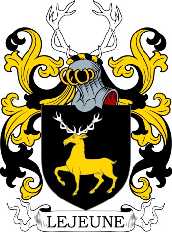 LEJEUNE family crest