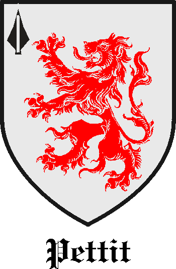 PETTIT family crest