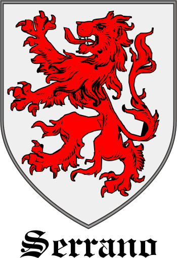 SERRANO family crest